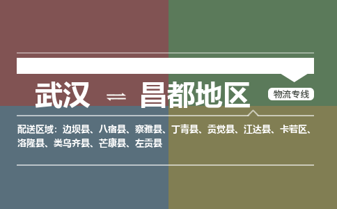 武汉到昌都地区物流公司|武汉到昌都地区专线（省市县/全境/直达）