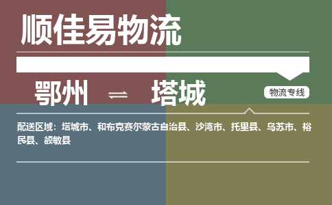 鄂州到塔城专线-鄂州到塔城物流专线价格-鄂州到塔城物流公司