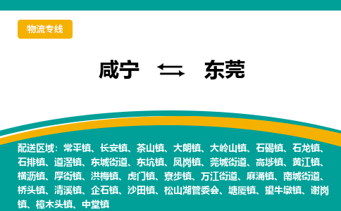 咸宁到东莞物流公司-咸宁至东莞专线-全境/直送 咸宁到东莞物流公司-咸宁至东莞专线-全境/直送