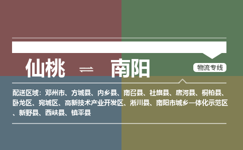 仙桃到南阳物流专线-仙桃至南阳货运公司