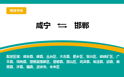 咸宁到邯郸物流公司-咸宁至邯郸专线-全境/直送 咸宁到邯郸物流公司-咸宁至邯郸专线-全境/直送