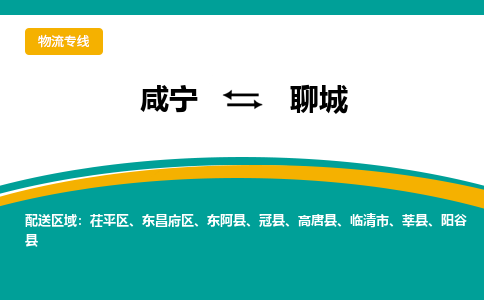 咸宁到聊城物流公司-咸宁至聊城专线-全境/直送
