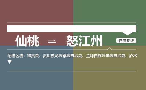 仙桃到怒江州物流专线-仙桃至怒江州货运公司