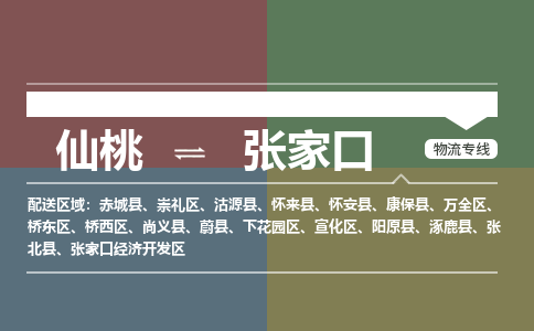 仙桃到张家口物流专线-仙桃至张家口货运公司
