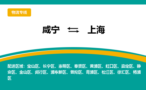 咸宁到上海物流公司-咸宁至上海专线-全境/直送 咸宁到上海物流公司-咸宁至上海专线-全境/直送