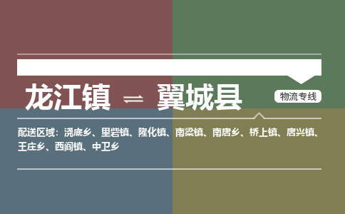 龙江到翼城县物流-龙江到翼城县物流托运公司(省市县/全境直达)