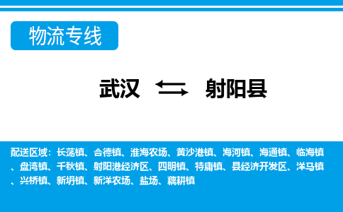武汉到射阳县物流专线-物流公司直达- 武汉到射阳县物流专线-物流公司直达-
