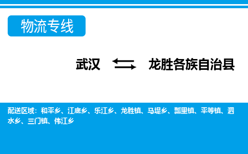武汉到龙胜各族自治县物流专线-物流公司直达- 武汉到龙胜各族自治县物流专线-物流公司直达-